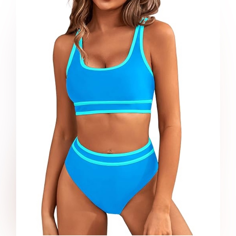 NWT BMJL High waisted bikini set S